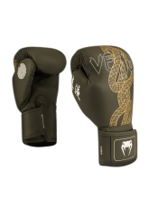 Перчатки боксерские Venum Serpenti Kaki/Bronze/Ivory