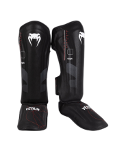 Щитки Venum Tactical XT Black/Fire Red