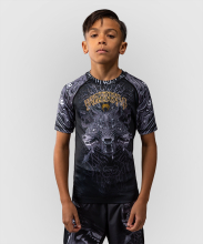 Рашгард детский Venum Wolf Atak Black/Grey