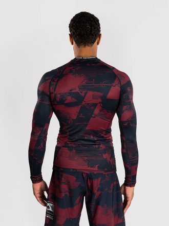 Рашгард Venum UFC Zenith Fight Week Navy Blue/Burgundy/Silver L/S