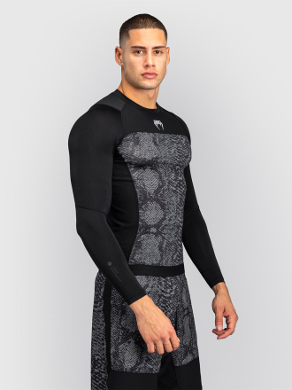 Рашгард Venum G-Fit Scales Black/Charcoal Grey L/S