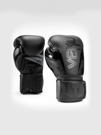 Перчатки боксерские Venum Elite Evo Black/Black