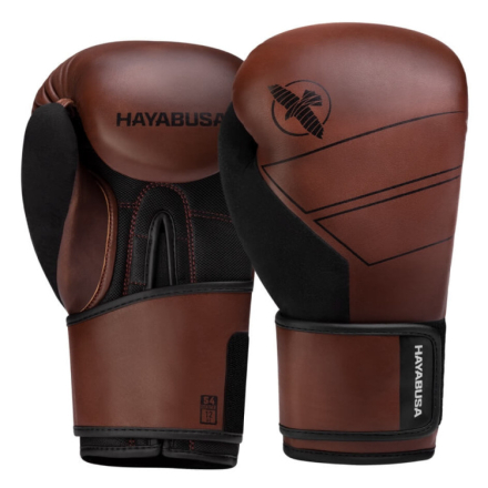 Боксерские Перчатки Hayabusa S4 LEATHER BOXING GLOVES Brown