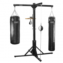 Напольная конструкция для двух боксерских мешков FS11