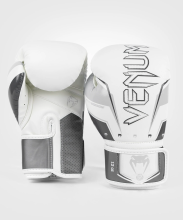 Перчатки боксерские Venum Elite Evo Grey/White