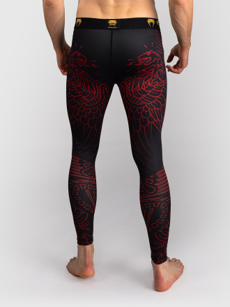 Тайтсы Venum Quetzal Fury Black/Fury Red/Tangerine