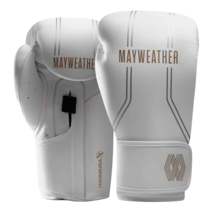 Боксерские Перчатки Hayabusa Mayweather Contender White/ Gold