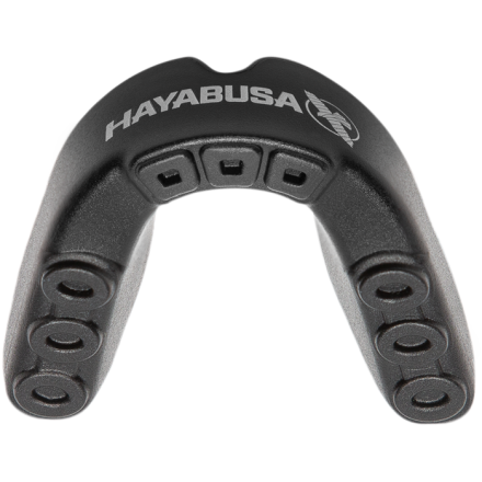 Капа боксерская HAYABUSA COMBAT MOUTH GUARD Black/White