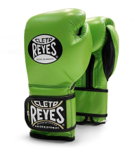 Перчатки тренировочные CLETO REYES на липучке, GREEN