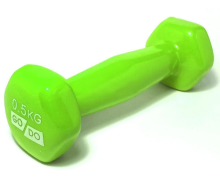 Гантель GO DO в виниловой оболочке 0.5КГ