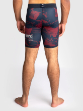 Шорты компрессионные Venum UFC Zenith Fight Week Navy Blue/Burgundy/Silver