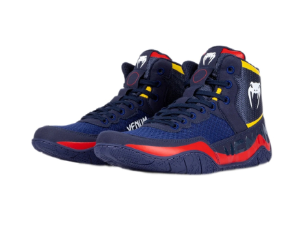 Борцовки Venum Elite Blue/Yellow