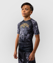 Рашгард детский Venum Wolf Atak Black/Grey