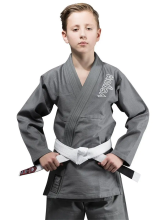 Кимоно для бжж Venum Contender Kids Grey с поясом