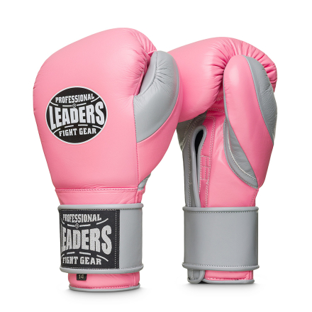 Перчатки боксерские LEADERS LS FANCY SOFT PNK/GR