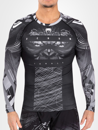 Рашгард Venum Gorilla Jungle Black/White L/S