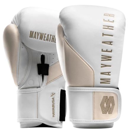 Боксерские Перчатки Hayabusa Mayweather Champ White/Gold