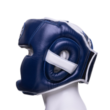 Шлем боксерский LEADERS LS FULL FACE BL/WH