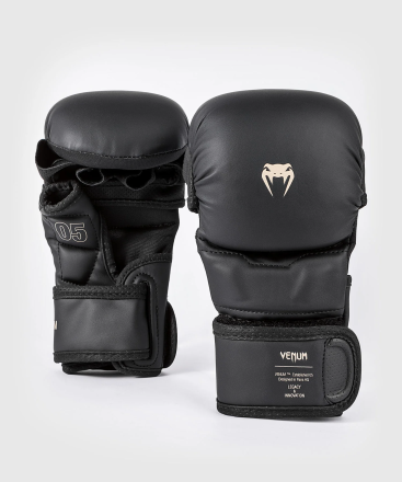 Перчатки ММА Venum Impact Evo Black/Beige