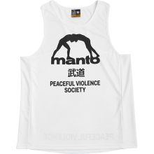Тренировочная майка MANTO Society White