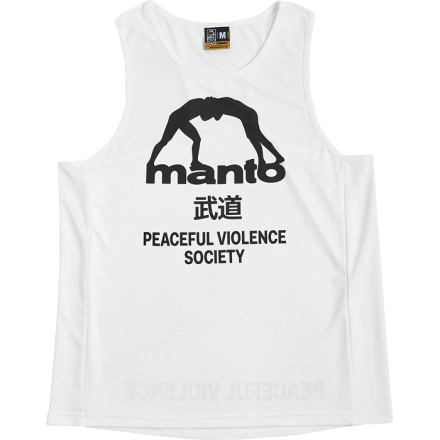 Тренировочная майка MANTO Society White