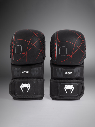 Перчатки ММА Venum Tactical XT Black/Fire Red