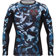 Рашгард Hardcore Training Nordic Ornament Black/Gray LS