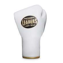 Перчатки боксерские профессиональные LEADERS PRO MFG WH/GD