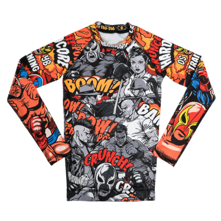 Детский рашгард Hardcore Training Boxing Comics LS