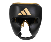 Шлем боксерский ADIDAS AdiStar Pro Head Gear черно-золотой