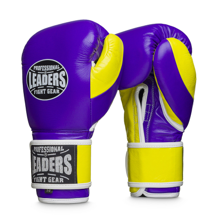Перчатки боксерские LEADERS LS FANCY PUR/YL