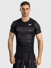 Рашгард Venum G-Fit Air Deep Black/Desert Sand S/S