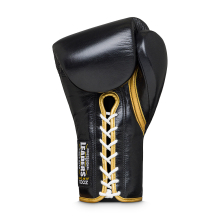 Перчатки боксерские профессиональные LEADERS PRO MFG BK/GD