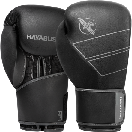 Боксерские Перчатки HAYABUSA S4 Leather Boxing Gloves Black