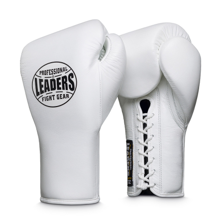 Перчатки боксерские профессиональные LEADERS PRO MFG WH