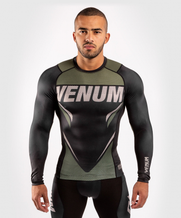 Рашгард Venum ONE FC Impact Black/Khaki L/S