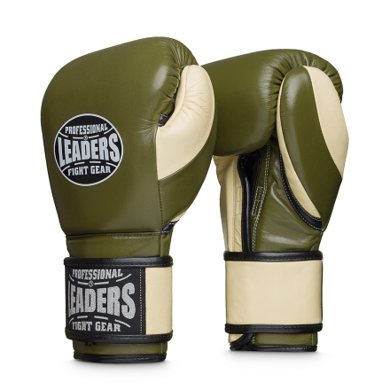 Перчатки боксерские LEADERS LS FANCY OLV/CR