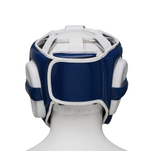 Шлем боксерский LEADERS LS MEX  VELCRO BL/WH