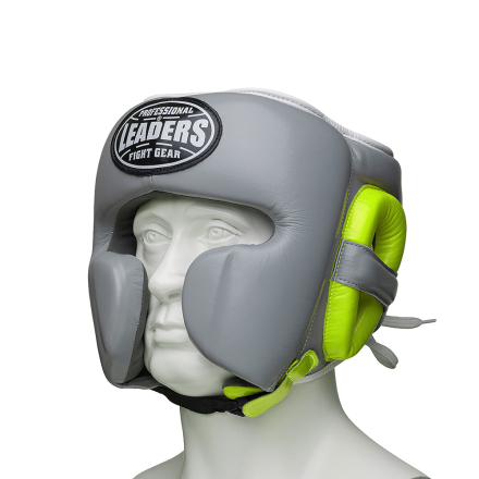 Шлем боксерский LEADERS MEX FANCY GR/GN