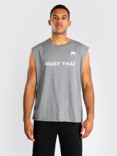 Футболка без рукавов Venum Muay Thai VT Heather Grey