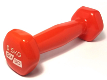 Гантель GO DO в виниловой оболочке 0.5КГ