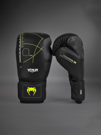 Перчатки боксерские Venum Venum Training Camp 4.0 Black/Neon Green