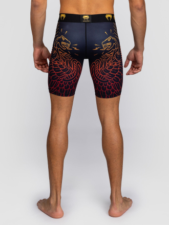 Шорты компрессионные Venum Quetzal Fury Black/Fury Red/Tangerine