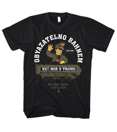 Футболка Mother Russia "Бахнем" черная