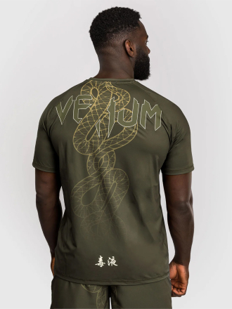 Футболка спортивная Venum Serpenti Kaki/Bronze/Ivory