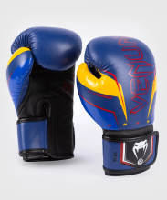 Перчатки боксерские Venum Elite Evo Blue/Yellow/Red