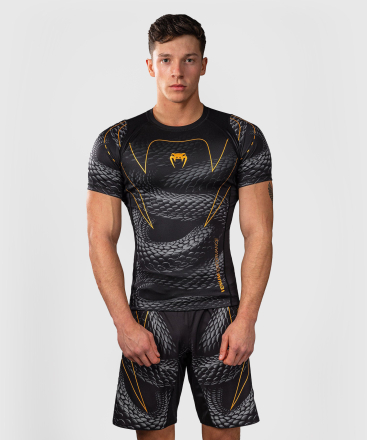 Рашгард Venum Matupa Black/Grey/Gold S/S