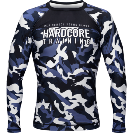 Рашгард Hardcore Training Blue Camo LS