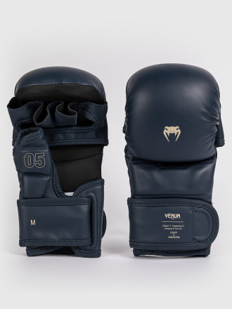 Перчатки ММА Venum Impact Evo Icy Blue