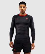 Рашгард Venum x Roger Gracie Black/Red L/S